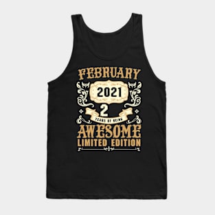 February 2021 2 Years Of Being Awesome Limited Edition Tank Top